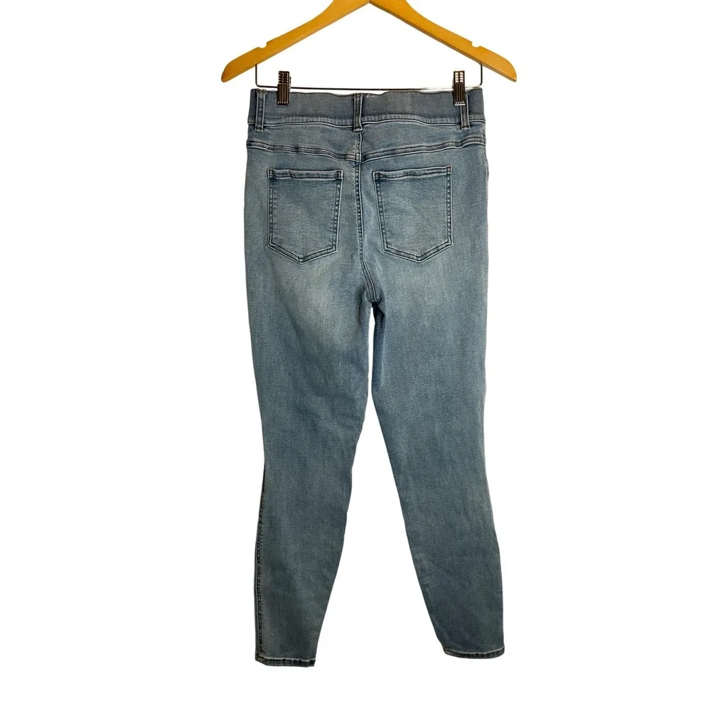 Spanx High-Rise Pull On Skinny Ankle Jeans Shapewear Preppy Casual Western M